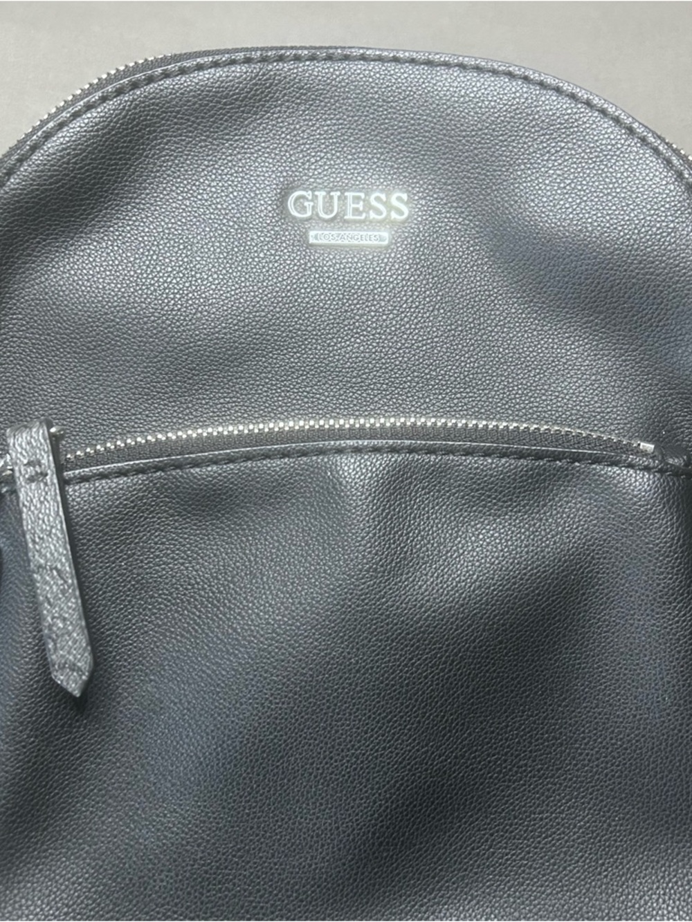 NWT GUESS Black Leather Backpack